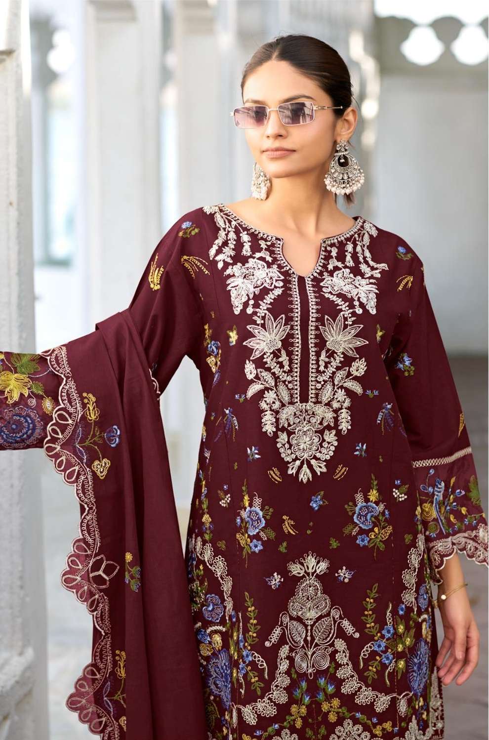 RUNGREZ LAWN 25 DNo 2251 by DEEPSY SUITS 